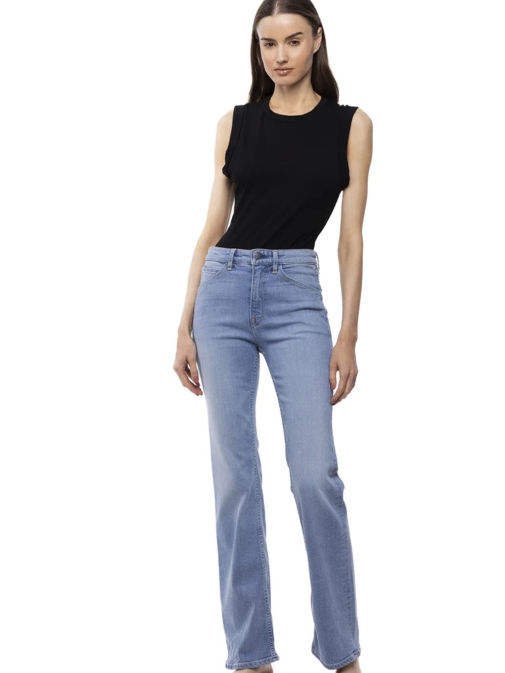 Sleeveless Black Bodysuit - Women